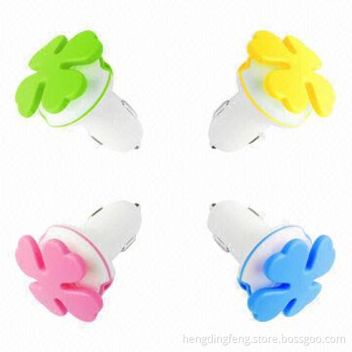USB car charger, flower world series